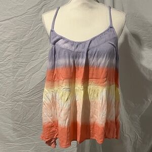 Torrid Purple and Orange Tie-Dye Camisole